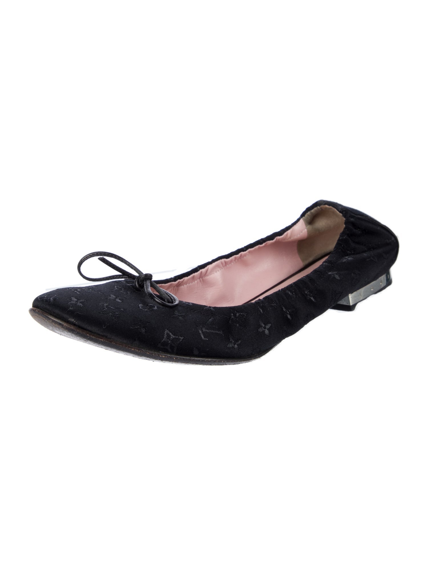 Louis Vuitton LV Monogram Satin Ballet Flats